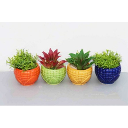 Corn Shape Ceramic Pot Any Color 349(Per/Piece)